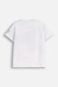 Coccodrillo t-shirt bawełniany dziecięcy WC5143213LBD biały SS25