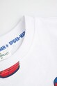 CHLAPEC Dětské bavlněné tričko Coccodrillo WC5143213LBD bílá