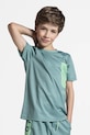 Športna kratka majica Lemon Explore Potisk zelena WL5143202ACB