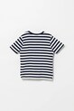 Detské bavlnené tričko United Colors of Benetton 3FHXC10MW.G.Seasonal tmavomodrá SS25