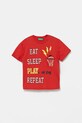 United Colors of Benetton tricou din bumbac imprimeu rosu 3I1XG10J6.P.Seasonal