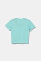 United Colors of Benetton tricou din bumbac 3I1XG10J6.P.Seasonal turcoaz SS25