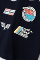 Băieți United Colors of Benetton tricou de bumbac pentru copii 3I1XG10I3.P.Seasonal bleumarin