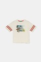 Дитяча бавовняна футболка United Colors of Benetton бавовна бежевий 3I1XG10IM.P.Seasonal