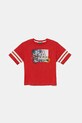 United Colors of Benetton tricou de bumbac pentru copii print rosu 3I1XG10IM.P.Seasonal
