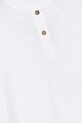 CHLAPEC Dětské tričko s příměsí lnu United Colors of Benetton 3F4JC10NN.G.Seasonal bílá