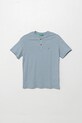 United Colors of Benetton tricou din amestec de in pentru copii uni albastru 3F4JC10NN.G.Seasonal