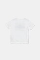 United Colors of Benetton tricou de bumbac pentru copii 3JERC10PE.G.Seasonal alb SS25