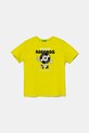United Colors of Benetton tricou de bumbac pentru copii print verde 3JERC10PE.G.Seasonal