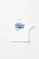 United Colors of Benetton tricou de bumbac pentru copii print alb 3JERG10JQ.P.Seasonal