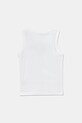 Детский хлопковый топ United Colors of Benetton 3I1XCH01W.G.Seasonal белый SS25