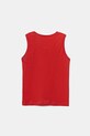 Детский хлопковый топ United Colors of Benetton 3I1XCH01W.G.Seasonal красный SS25