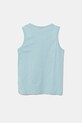 United Colors of Benetton top din bumbac pentru copii 3I1XCH01W.G.Seasonal albastru SS25