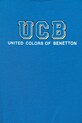 Хлопчик Дитячий бавовняний топ United Colors of Benetton 3I1XCH01W.G.Seasonal блакитний