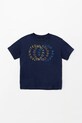 United Colors of Benetton t-shirt bawełniany dziecięcy nadruk granatowy 3I1XC10OO.G.Seasonal