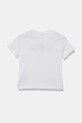 Παιδικό βαμβακερό μπλουζάκι United Colors of Benetton 3I1XG10JO.P.Seasonal λευκό SS25