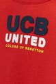 Chłopiec United Colors of Benetton t-shirt bawełniany dziecięcy 3I1XG10JO.P.Seasonal czerwony