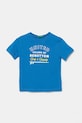 Παιδικό βαμβακερό μπλουζάκι United Colors of Benetton στάμπα μπλε 3I1XG10JO.P.Seasonal