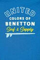 United Colors of Benetton t-shirt bawełniany dziecięcy 3I1XG10JO.P.Seasonal niebieski SS25