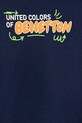 Αγορίστικα Παιδικό βαμβακερό μπλουζάκι United Colors of Benetton 3I1XG10JO.P.Seasonal σκούρο μπλε