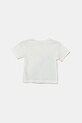 United Colors of Benetton tricou de bumbac pentru copii 3I1XG10JL.P.Seasonal alb SS25