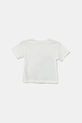 Дитяча бавовняна футболка United Colors of Benetton 3I1XG10JL.P.Seasonal білий SS25