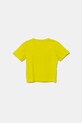 Παιδικό βαμβακερό μπλουζάκι United Colors of Benetton 3I1XG10JL.P.Seasonal κίτρινο SS25