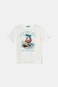 United Colors of Benetton tricou de bumbac pentru copii print alb 3I1XG10JM.P.Seasonal