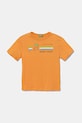 United Colors of Benetton tricou de bumbac pentru copii print portocaliu 3I1XG10JM.P.Seasonal