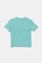 Băieți United Colors of Benetton tricou de bumbac pentru copii 3I1XG10JM.P.Seasonal turcoaz