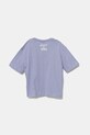 United Colors of Benetton tricou de bumbac pentru copii 3SLUC10P8.G.Seasonal violet SS25