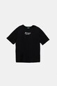 United Colors of Benetton tricou de bumbac pentru copii print negru 3SLUC10P8.G.Seasonal