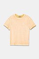 United Colors of Benetton tricou de bumbac pentru copii uni portocaliu 3085G10JP.P.Seasonal