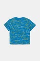 United Colors of Benetton tricou de bumbac pentru copii 3PDQG10JN.P.Seasonal albastru SS25