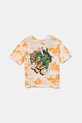 United Colors of Benetton tricou de bumbac pentru copii print portocaliu 3ORKC10P3.G.Seasonal