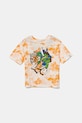 Παιδικό βαμβακερό μπλουζάκι United Colors of Benetton βαμβάκι πορτοκαλί 3ORKC10P3.G.Seasonal