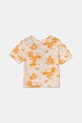 United Colors of Benetton tricou de bumbac pentru copii 3ORKC10P3.G.Seasonal portocaliu SS25