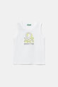 Детская хлопковая футболка United Colors of Benetton хлопок белый 3I1XGH013.P.Seasonal