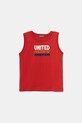 Детская хлопковая футболка United Colors of Benetton хлопок красный 3I1XGH013.P.Seasonal