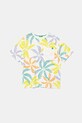 United Colors of Benetton t-shirt bawełniany dziecięcy wzorzyste biały 3PDQC10PA.G.Seasonal