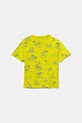 United Colors of Benetton t-shirt bawełniany dziecięcy 3PDQC10PA.G.Seasonal zielony SS25