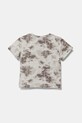 Detské bavlnené tričko United Colors of Benetton 3ORKG10JD.P.Seasonal sivá SS25