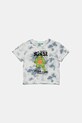United Colors of Benetton t-shirt bawełniany dziecięcy nadruk multicolor 3ORKG10JD.P.Seasonal