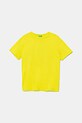 Παιδικό βαμβακερό μπλουζάκι United Colors of Benetton στάμπα κίτρινο 3I1XC10P7.G.Seasonal