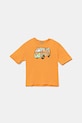 Бавовняна футболка United Colors of Benetton бавовна помаранчевий 3I1XC10P6.G.Seasonal