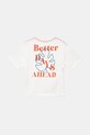Дитяча бавовняна футболка United Colors of Benetton 3I1XC10P4.G.Seasonal білий SS25