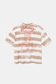United Colors of Benetton t-shirt bawełniany dziecięcy 3SL3C10P5.G.Seasonal brązowy SS25