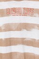 Chłopiec United Colors of Benetton t-shirt bawełniany dziecięcy 3SL3C10P5.G.Seasonal brązowy