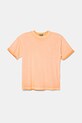 United Colors of Benetton tricou de bumbac pentru copii melanj portocaliu 3085C10P9.G.Seasonal