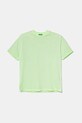 United Colors of Benetton tricou de bumbac pentru copii melanj verde 3085C10P9.G.Seasonal